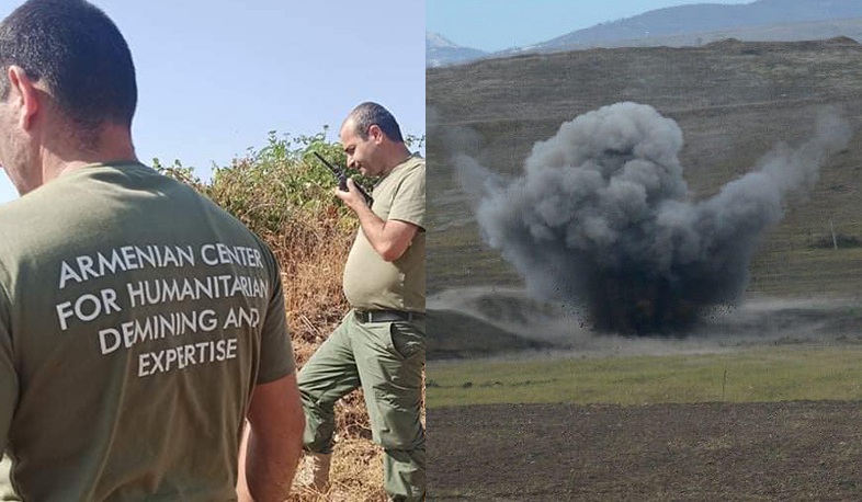 Դավիթ Բեկ համայնքում իրականացվել է հայտնաբերված զինամթերքի ոչնչացում