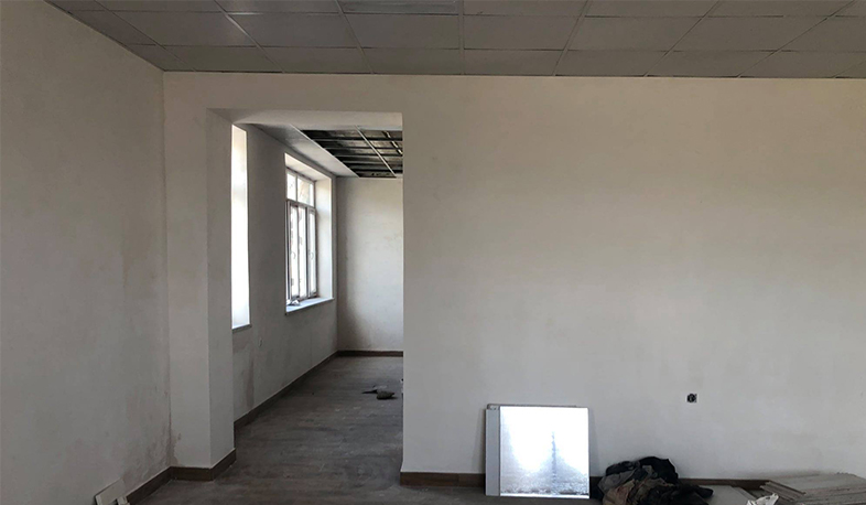 Ծաղկուտ բնակավայրի համայնքային կենտրոնի վերանորոգման աշխատանքներն ավարտական փուլում են