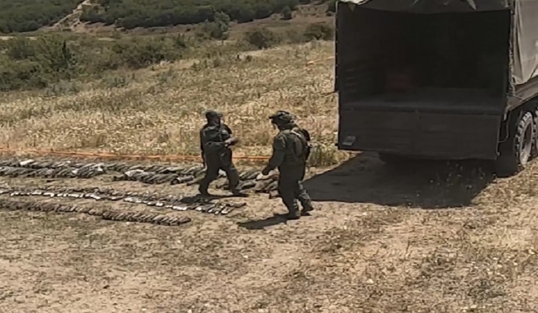 Российские миротворцы утилизировали более 300 взрывоопасных предметов, обнаруженных на территории Арцаха