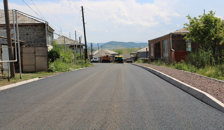 Վերին Կարմիրաղբյուրի 1,65 կմ երկարությամբ ճանապարհահատվածի հիմնանորոգման աշխատանքներն ավարտական փուլում են