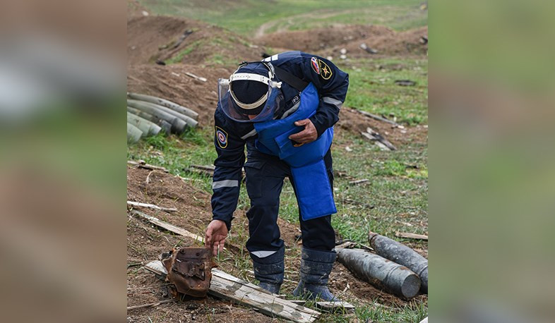 On July 26-31, 60 missiles, 3 cannon shells, 1 aerial bomb were found and destroyed: State Service of Emergency Situations of Artsakh