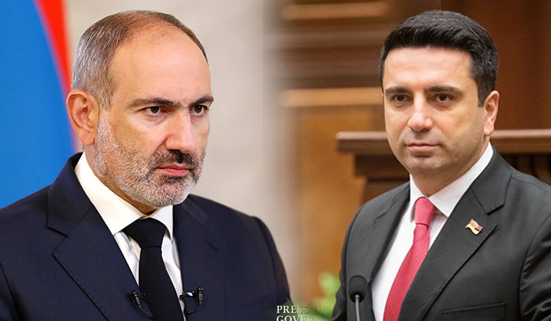 Նիկոլ Փաշինյանը շնորհավորել է Ալեն Սիմոնյանին ԱԺ նախագահ ընտրվելու կապակցությամբ