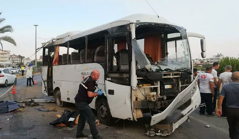 Թուրքիայում ավտոբուսի վթարից մահացել է երեք ռուս զբոսաշրջիկ