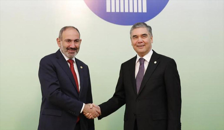 Gurbanguly Berdimuhamedov sends congratulatory message to Nikol Pashinyan on appointment as Prime Minister