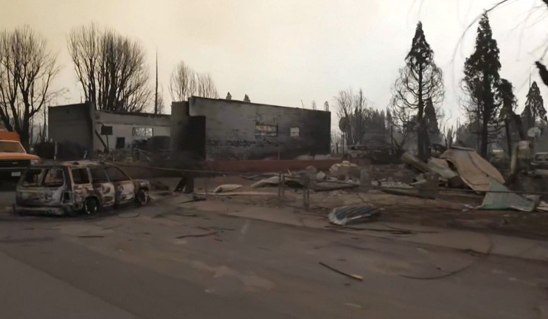 Կալիֆոռնիայի հրդեհը ոչնչացրել է մի ամբողջ գյուղաքաղաք