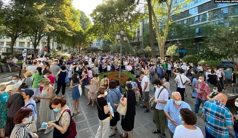 Բողոքի ակցիա Թբիլիսիում՝ թանգարանի ցուցանմուշների տեղափոխման դեմ