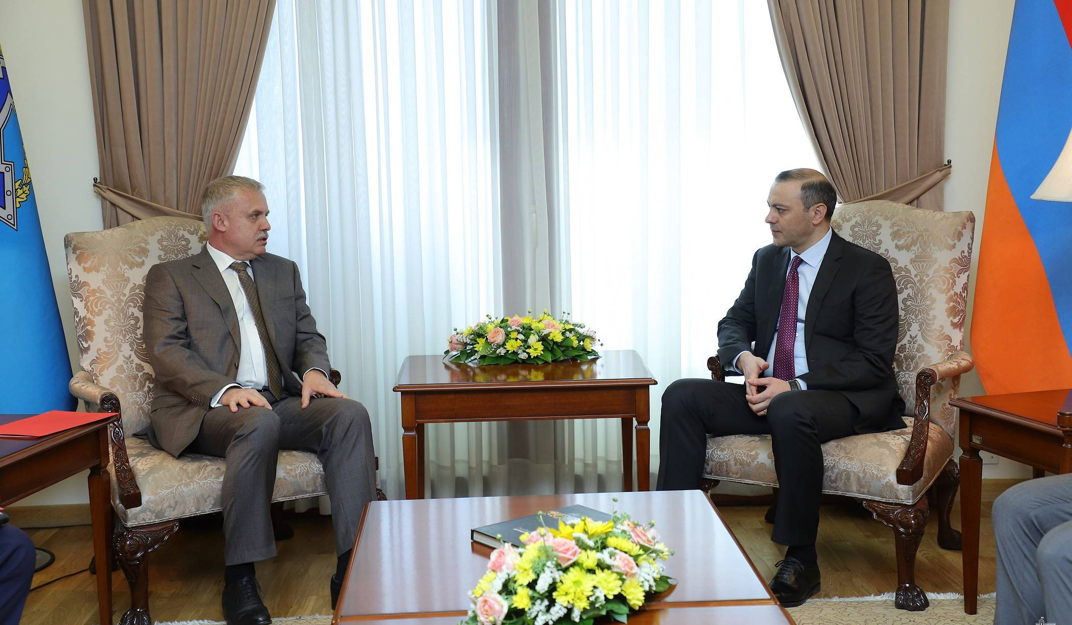Армен Григорян представил генеральному секретарю ОДКБ ситуацию, сложившуюся в результате вторжения азербайджанских ВС на территории Сюникской и Гегаркуникской областей
