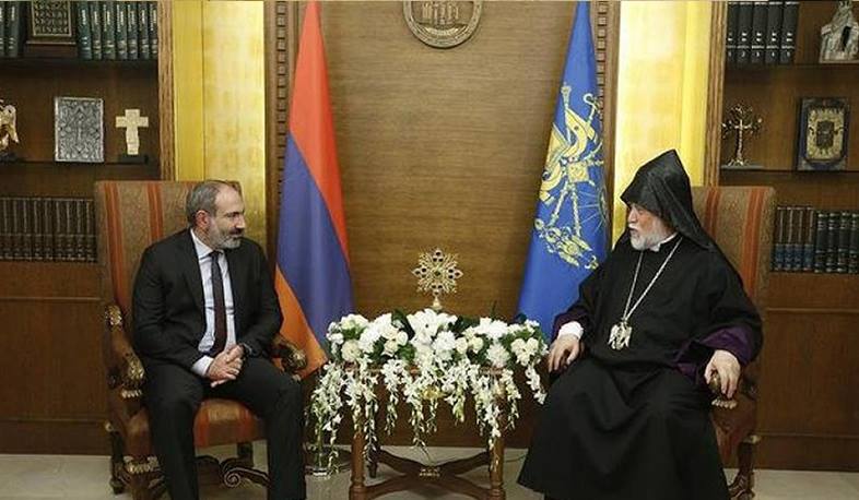 Catholicos Aram I sends congratulatory message to Nikol Pashinyan on appointment as Prime Minister of Armenia