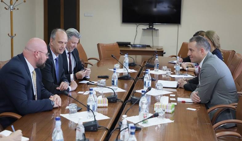 Vahan Kerobyan received representatives of Lufthansa