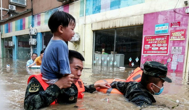 Չինաստանում հեղեղումների զոհ է դարձել 21 մարդ