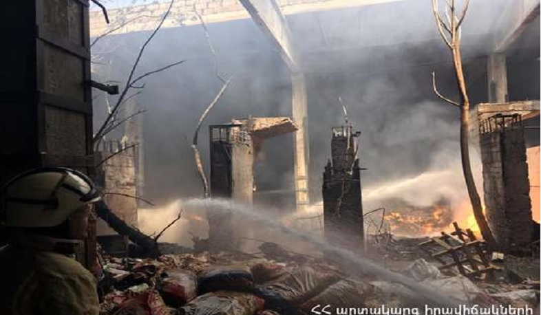 Նախկին կաշվի գործարանում բռնկված հրդեհը մեկուսացվել է. ԱԻՆ