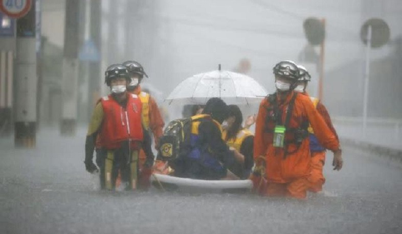 Ճապոնիայում առատ տեղումները հեղեղումների պատճառ են դարձել