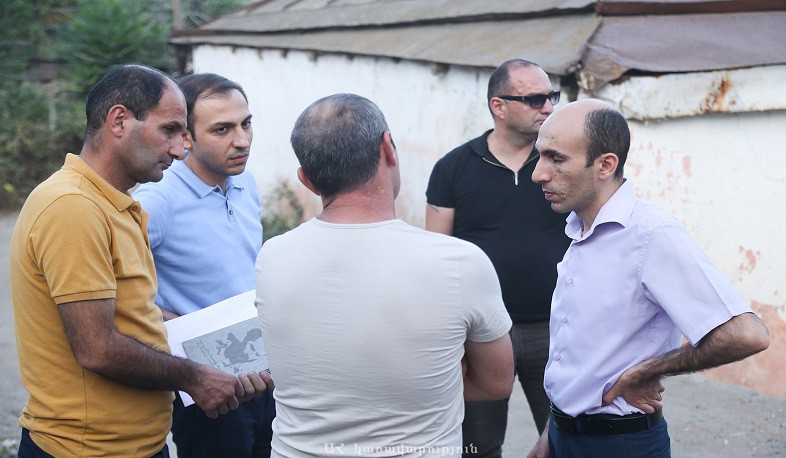 Artsaxın Dövlət naziri, Ombudsmanı Martuni rayonunda olublar