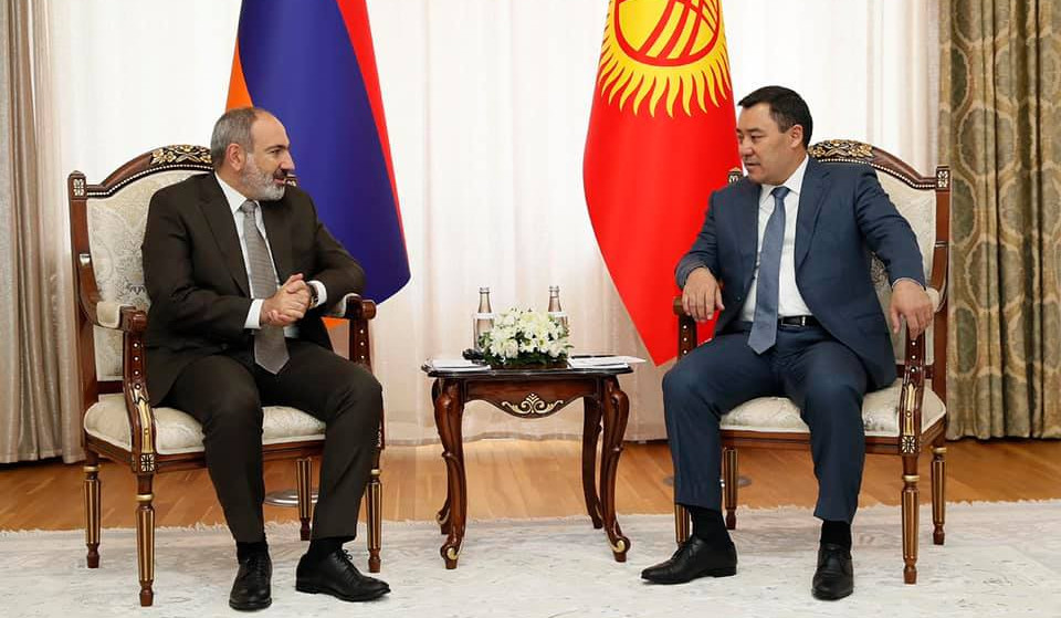 Nikol Paşinyan Qırğızıstan Prezidenti Sadir Japarovla görüşüb