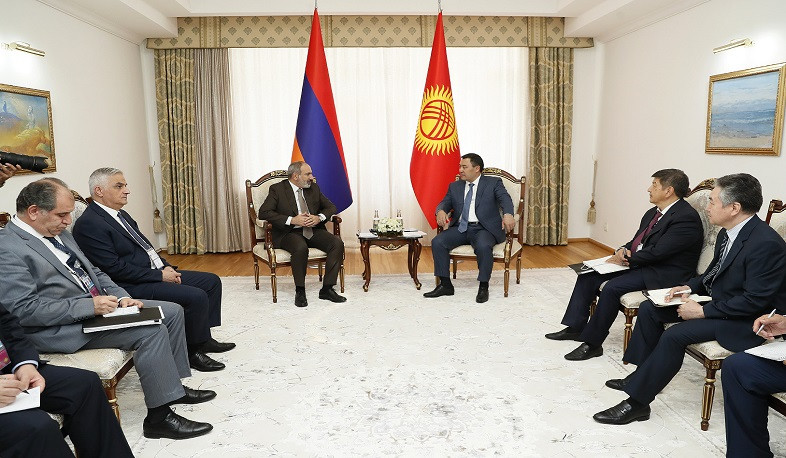 Հայաստանն ու Ղրղզստանը կակտիվացնեն տնտեսական կապերը. վարչապետը հանդիպում է ունեցել Ղրղզստանի նախագահի հետ
