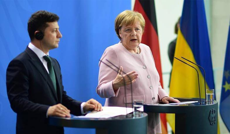 Issue of the North Stream-2 gas pipeline discussed during Merkel-Zelenskyy meeting