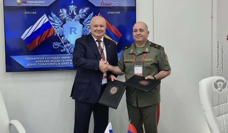 Аршак Карапетян обсудил вопросы армяно-российского военно-технического сотрудничества с директором Федеральной службы по военно-техническому сотрудничеству РФ