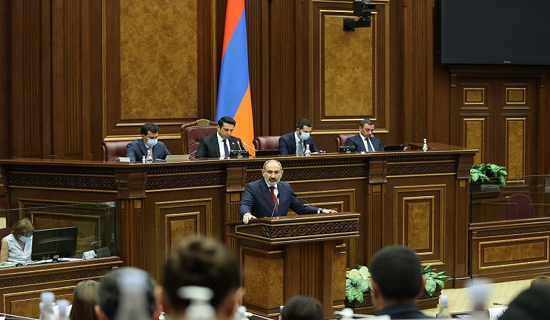 Նիկոլ Փաշինյանի ելույթը Ազգային ժողովում ՀՀ կառավարության ծրագիրը ներկայացնելիս