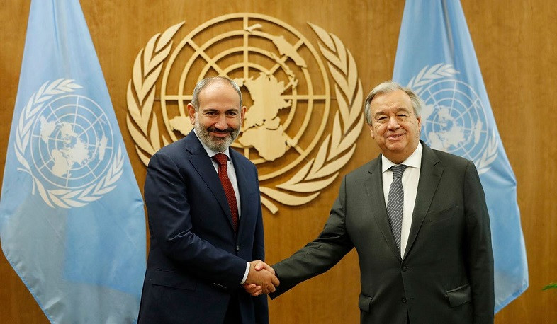 UN Secretary-General sent a congratulatory message to Prime Minister of Armenia on his appointment