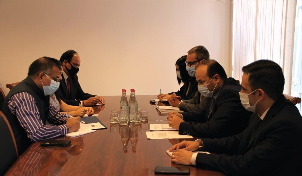 Նարեկ Մկրտչյանը ՀՀ-ում Հնդկաստանի դեսպանի հետ քննարկել է համագործակցության ընդլայնմանը վերաբերող հարցեր