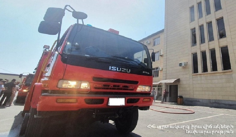 «Դերժավա-Ս» ընկերությունում հրդեհ է բռնկվել