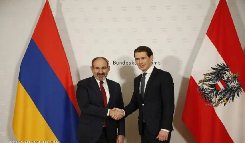 Austrian Chancellor congratulated Prime Minister of Armenia on his appointment