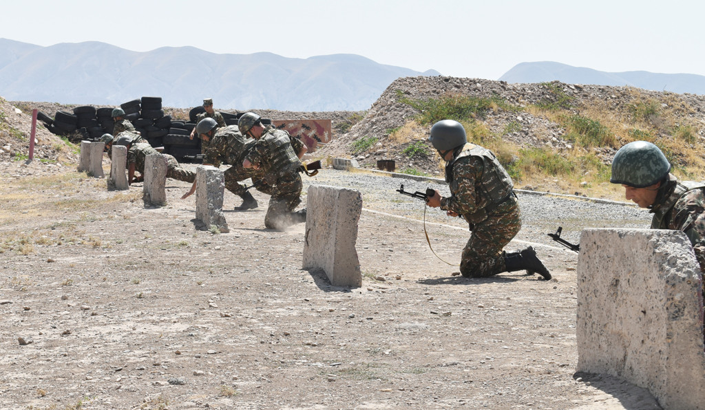 Եռամսյա հավաքների մասնակից պահեստազորայինների հետ անցկացվել է կրակային պատրաստության պարապմունք
