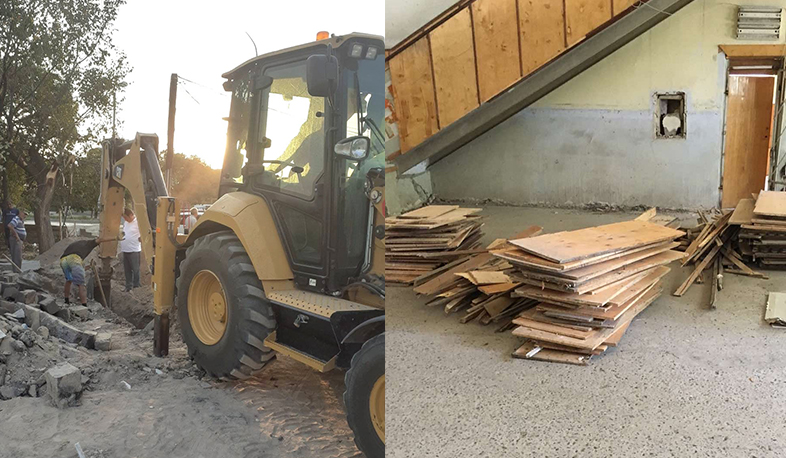 Մյասնիկյան համայնքում մասնակի վերանորոգվում է 1967 թ. կառուցված մշակույթի տունը