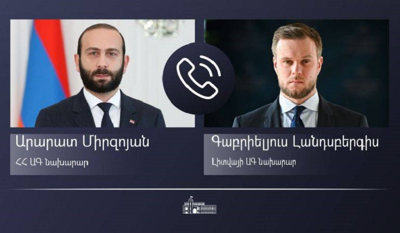 Phone conversation of Foreign Ministers of Armenia and Lithuania
