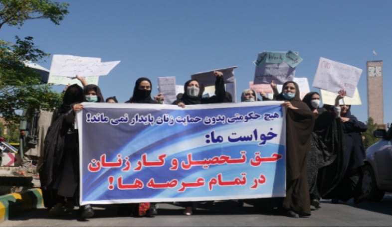 Əfqanıstanda qadınlar etiraz aksiyası keçirib