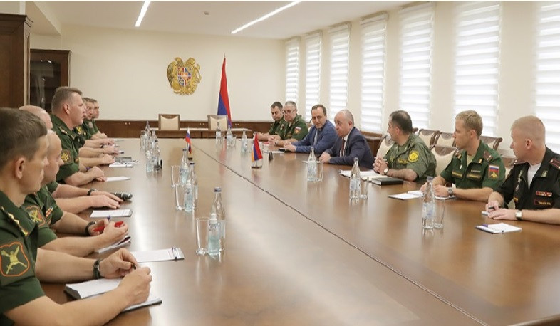 Arshak Karapetyan received delegation of military specialists of the Russia’s Defense Ministry