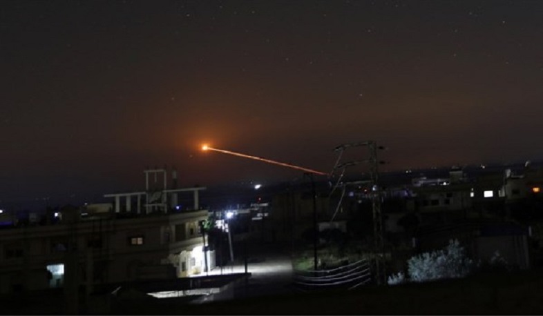 Syria says Israeli air strikes target areas near Damascus: Syrian air defences ‘shoot down’ Israeli missiles