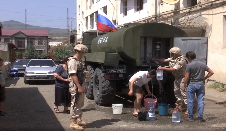 Российские миротворцы обеспечили более 1,5 тыс. жителей Арцаха питьевой водой