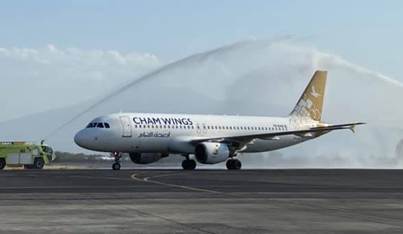 Cham Wings started operating flights on route Aleppo - Yerevan- Aleppo