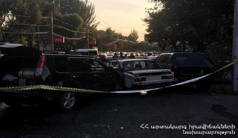 Խանջյան փողոցում բախվել են ավտոմեքենաներ. կան տուժածներ