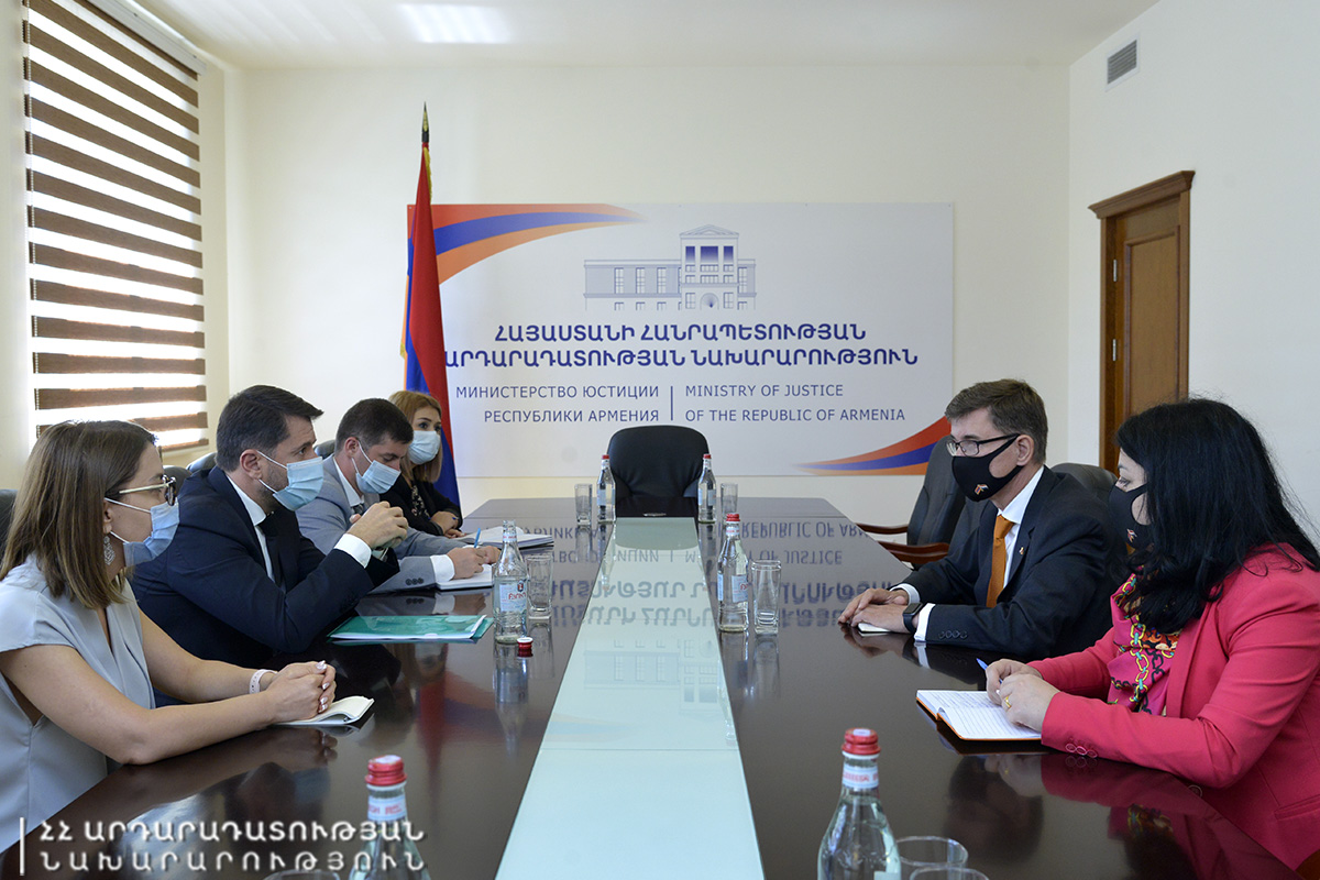 Netherlands will assist Armenia in judicial reform: Karen Andreasyan and ambassador met