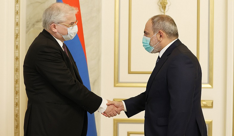 Prime Minister received Russian Co-Chair of the OSCE Minsk Group Igor Khovayev