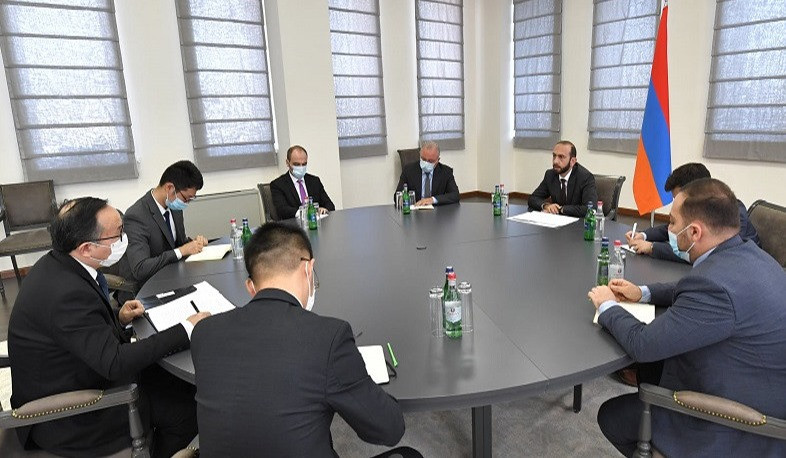 Chinese side supports sovereignty and territorial integrity of Armenia: Ararat Mirzoyan received Ambassador of People's Republic of China