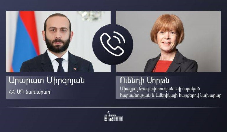 Ararat Mirzoyan, Böyük Britaniyanın Avropa Qonşuluğu və Amerika üzrə dövlət naziri Vendi Morton ilə telefon danışığı etdi
