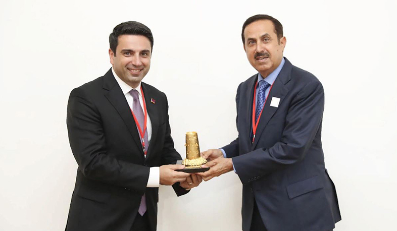 Ալեն Սիմոնյանը հանդիպել է ԱՄԷ Դաշնային Ազգային խորհրդի նախագահ Սաքր Ղաբաշին