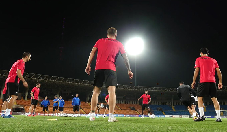 Հայաստանի հավաքականը վերջին մարզումն է անցկացրել Լիխտենշտեյնի հետ խաղից առաջ