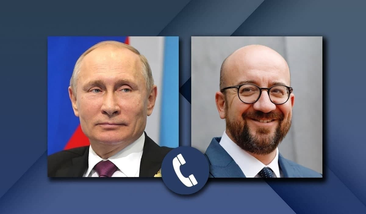 Vladimir Putin və Şarl Mişel Artsax məsələsini müzakirə etdilər