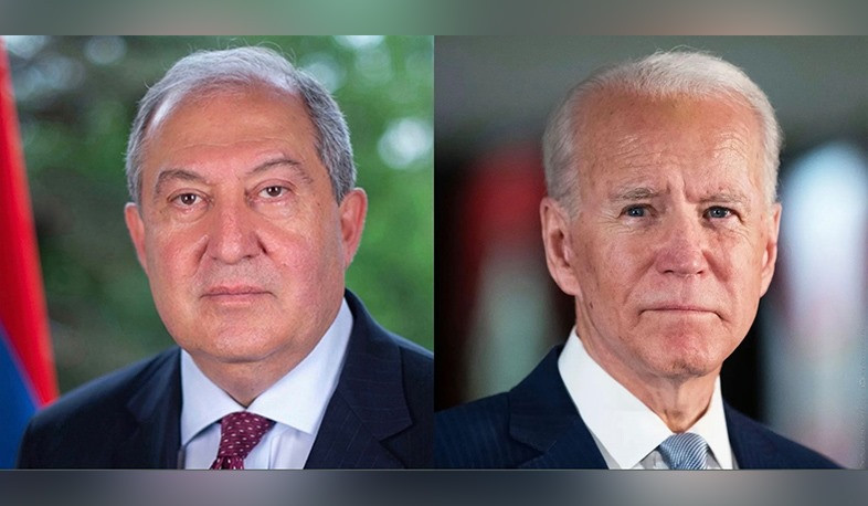 Armenia strongly condemns all manifestations of terrorism: Armen Sarkissian sent message to Joseph Biden