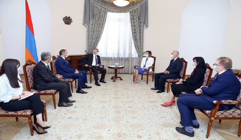 Мгер Григорян принял сопредседателей армяно-украинской межправительственной экономической комиссии