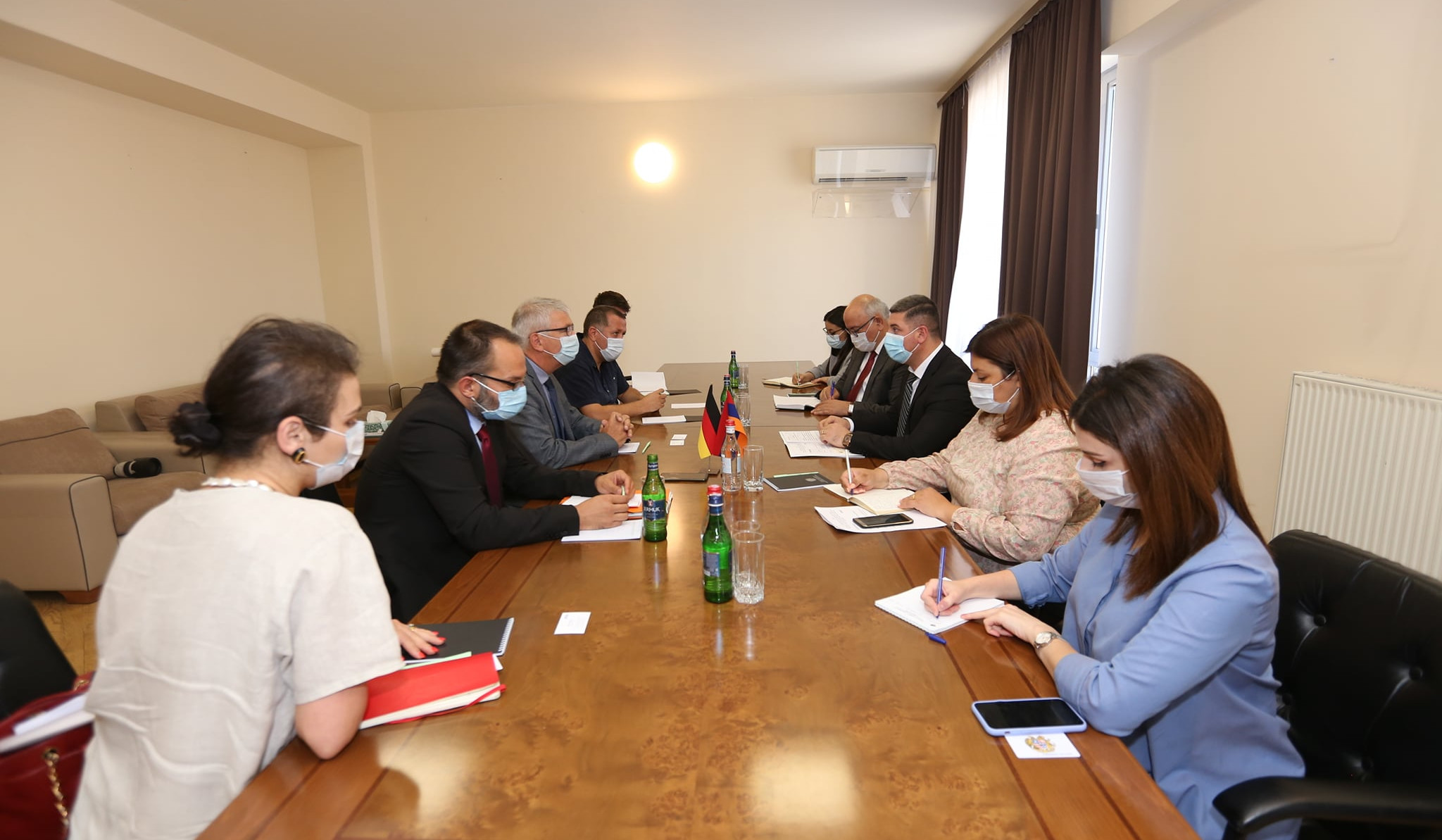 Գնել Սանոսյանը գերմանական ընկերության հետ հանդիպմանը կարևորել է Կապսի ջրամբարի կառուցումն արագ ավարտին հասցնելը