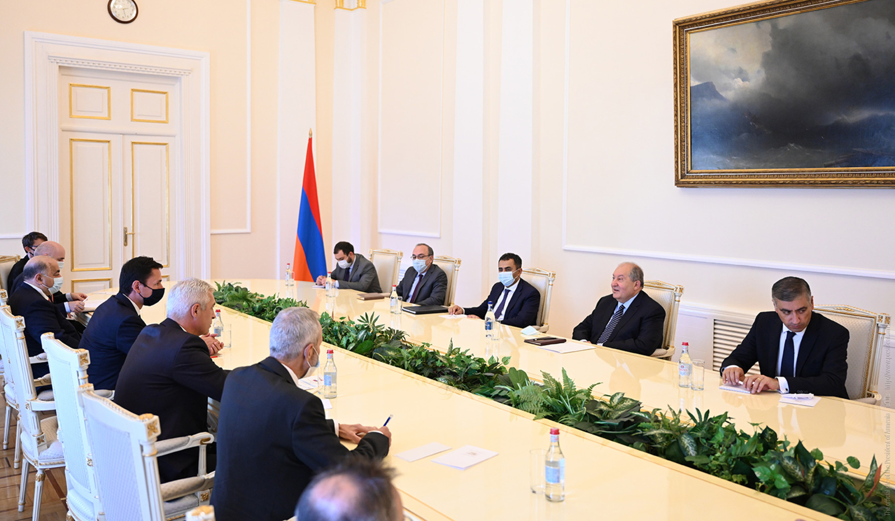 Armen Sarkissian and Slovak Foreign Minister discuss post-war situation and challenges in region