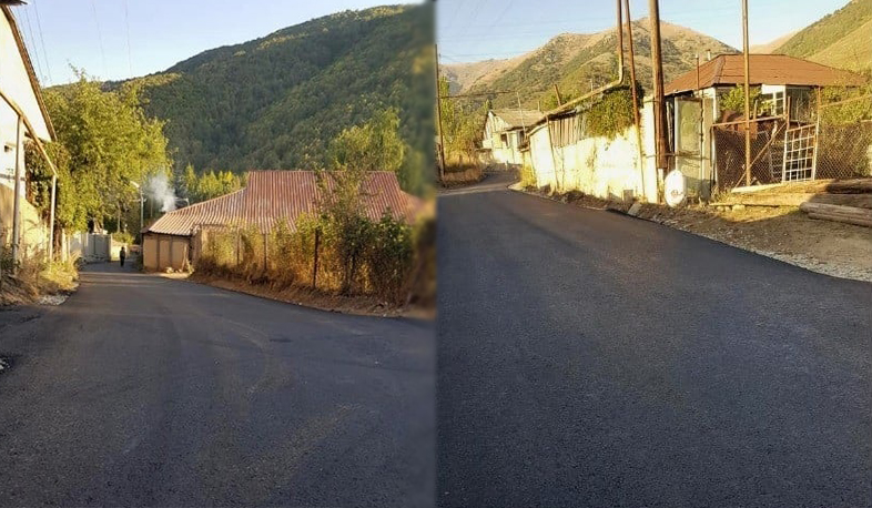 Մեղրաձոր համայնքում մեկնարկել են ներհամայնքային ճանապարհների հիմնանորոգման աշխատանքները