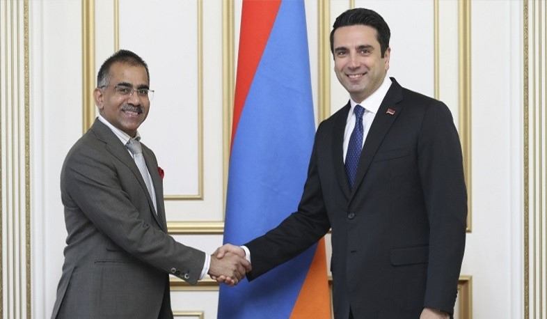 At meeting with Indian Ambassador, Alen Simonyan highly appreciated Indian government’s balanced approach to Armenia’s vital issues