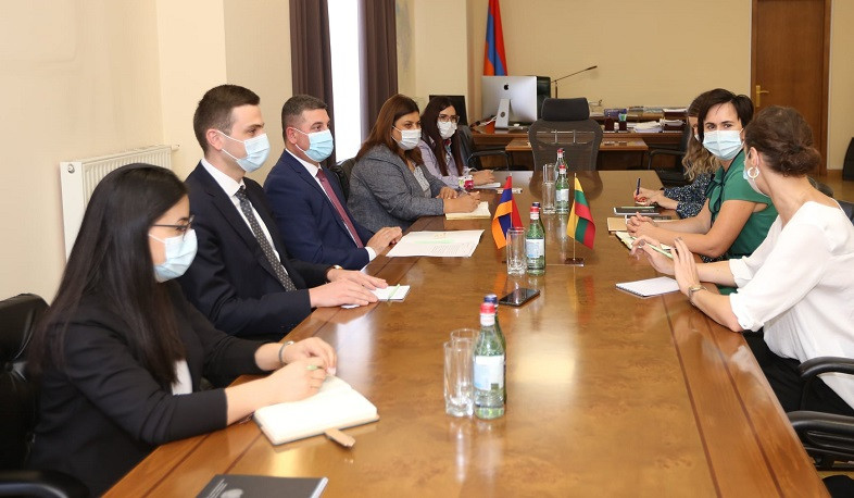 Գնել Սանոսյանը և Լիտվայի դեսպանը քննարկել են միգրացիոն ոլորտում համագործակցության հարցեր