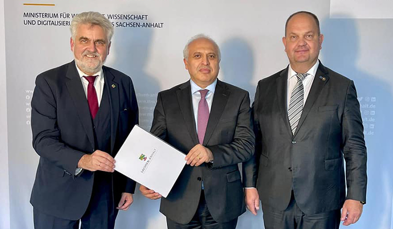 Delegation led by Ambassador of Armenia to Germany hosted in Parliament of Saxony-Anhalt